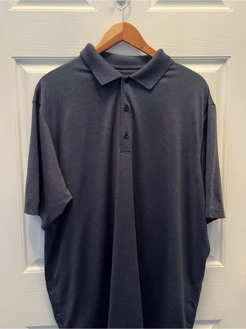 NWOT GREG NORMAN MEN'S PLAY DRY POLO- BLUE- X-LARGE